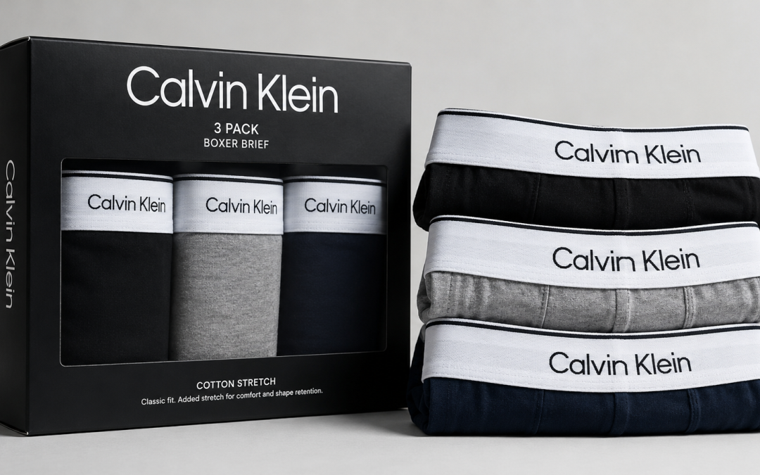 Boxer Calvin Klein Homme (Lot de 3)  L&rsquo;Essentiel Qui Ne Trompe Jamais