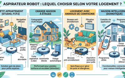 Aspirateur robot : Lequel choisir selon votre logement ?