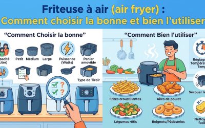 Friteuse à air (air fryer) : Comment choisir la bonne et bien l’utiliser