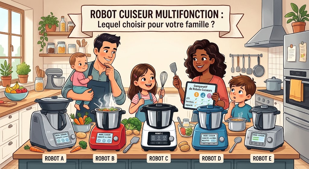 Robot cuiseur multifonction Lequel choisir pour votre famille